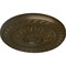 Ekena Millwork Randee Ceiling Medallion (Fits Canopies up to 3 7/8"), Hand-Painted Brass, 20"OD x 1 3/8"P CM20HABRS - alternate 3